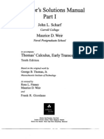 Thomas' Calculus, Early Trascendentals 10th Ed Instructors S