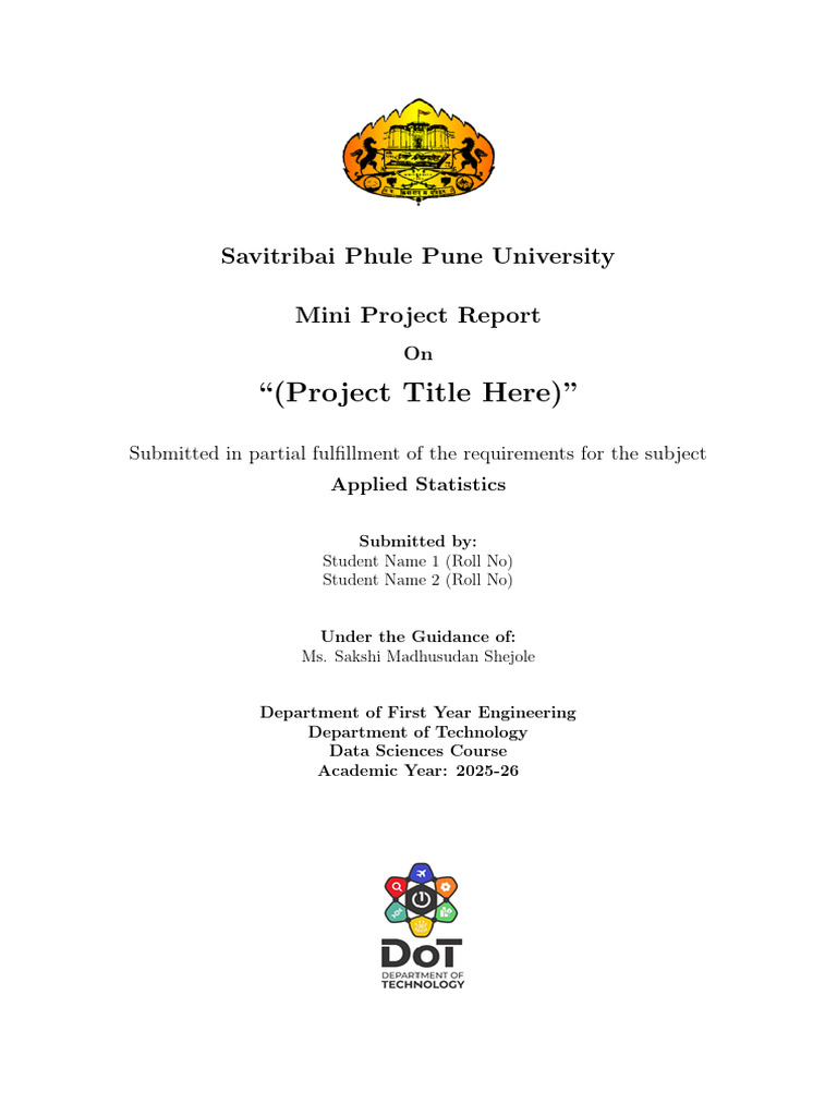 Mini Project Report Format (1) | PDF | Mode (Statistics) | Analysis