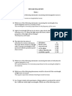 Phys 1402 Final Review