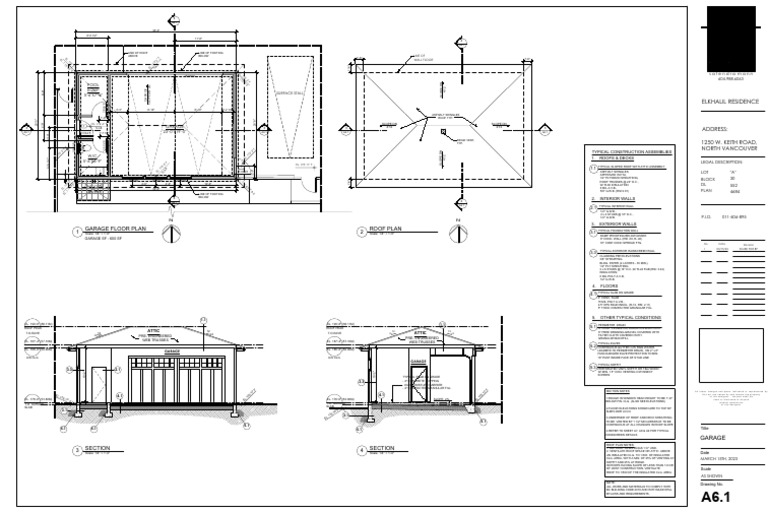A6.1 | PDF | Roof | Building Materials