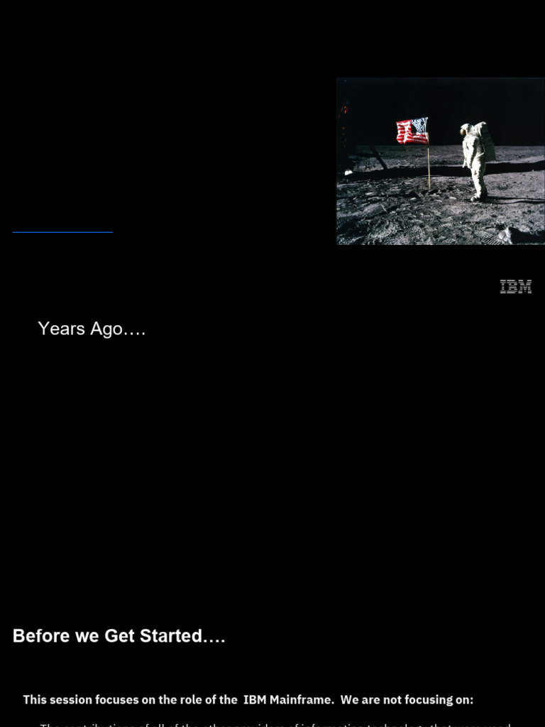 MHVTVA 2025-01-22 Mainframes and the Moon | PDF | Apollo Program ...
