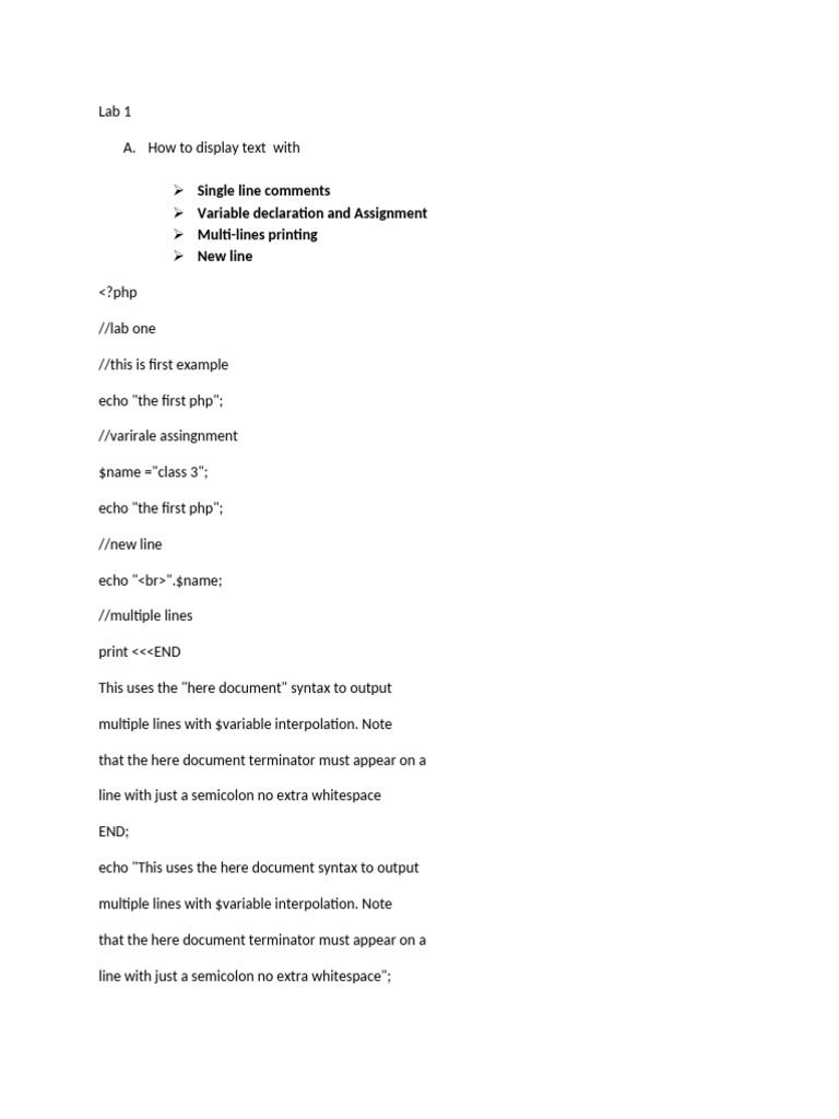 Lab 1 | PDF