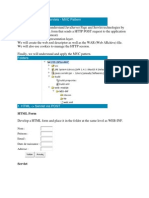 Javaserver Pages - Servlets - MVC Pattern Objectives: HTML Form