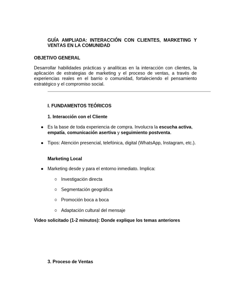 Interactuar_con_los_clientes_1 | PDF | Marketing | Producto (Negocio)
