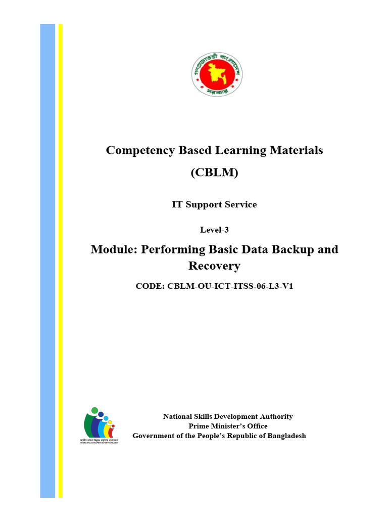 06-Perform Basic Data Backup and Recovery V1-1 | PDF | Backup ...