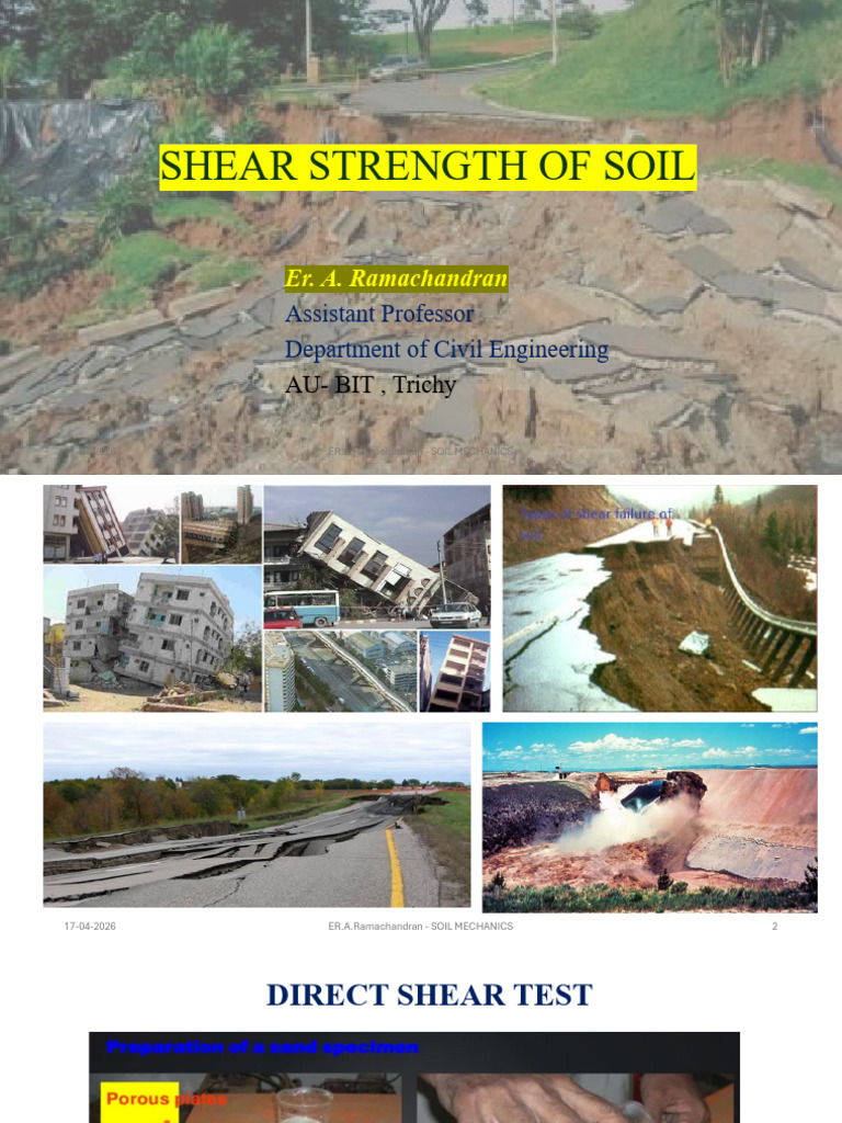 UNIT - 4 Shear Strength | PDF