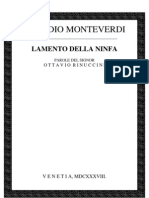 Claudio Monteverdi: Lamento Della Ninfa