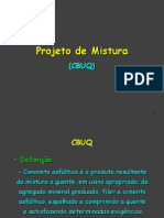 10. Projeto de Mistura (CBUQ)