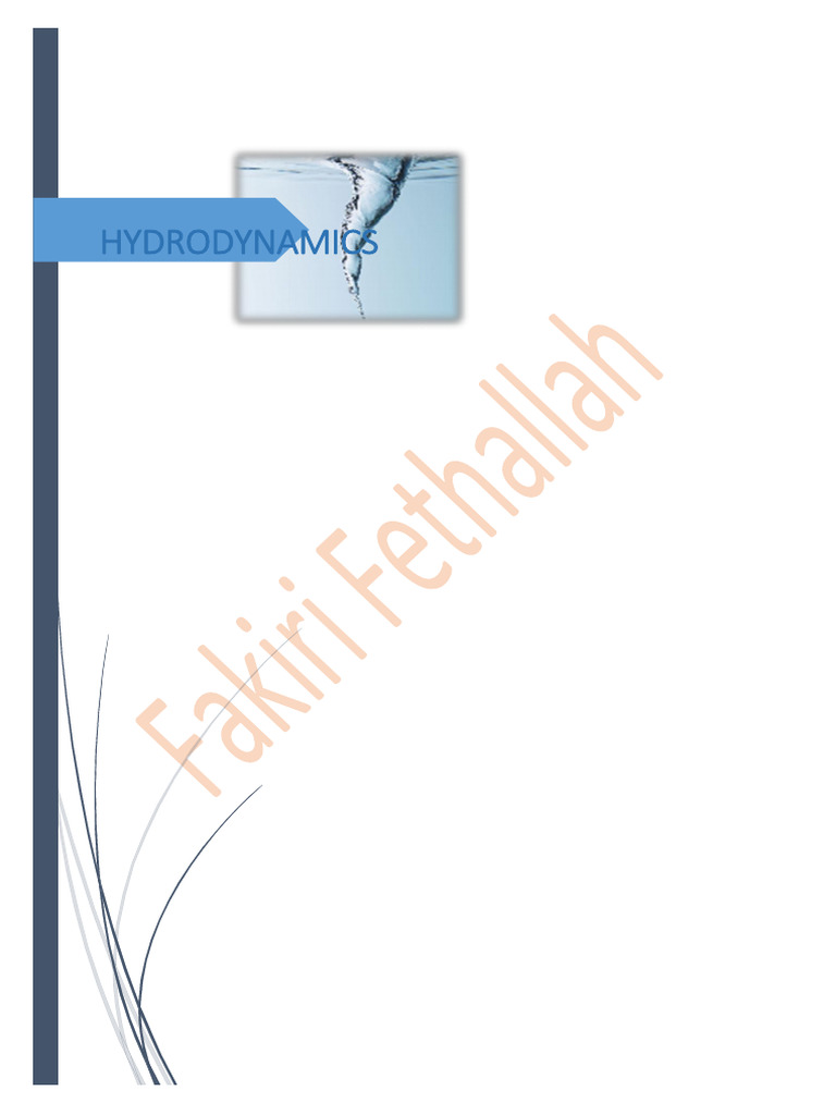 Hydrodynamics | PDF | Fluid Dynamics | Fluid Mechanics