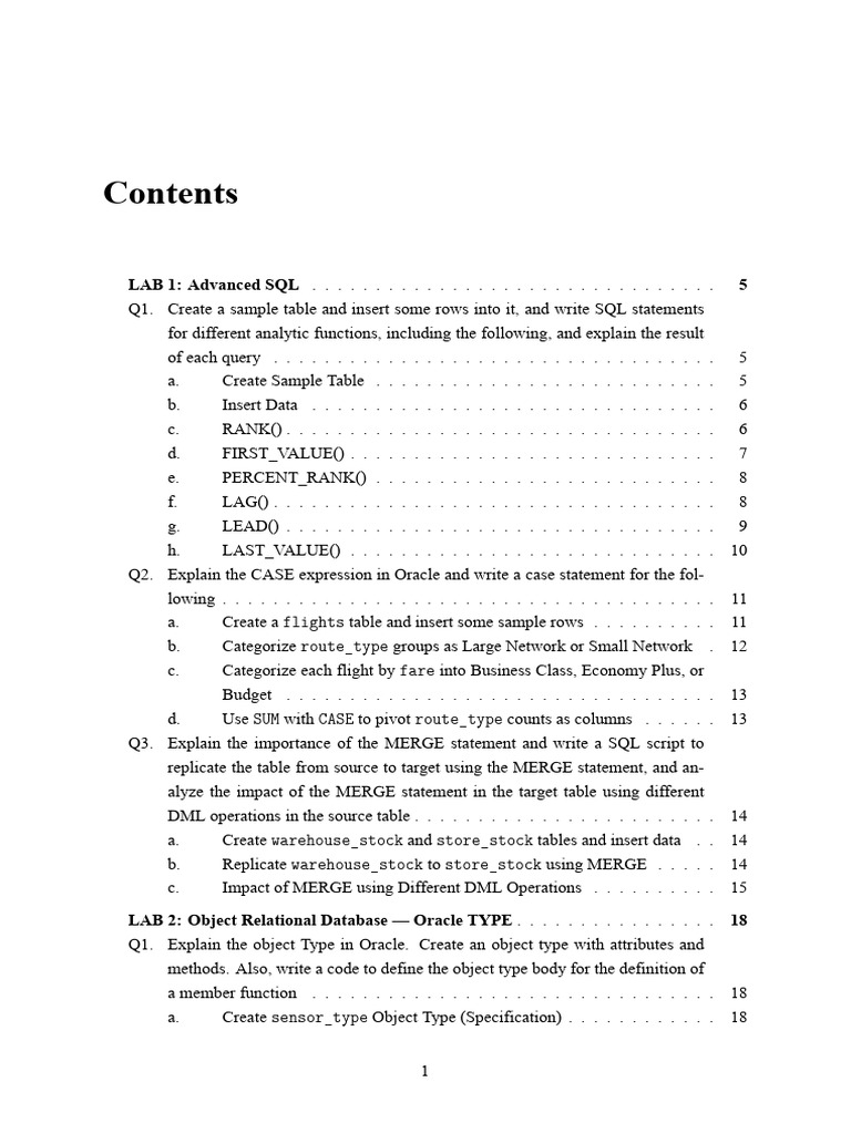 ADB Lab | PDF | No Sql | Method (Computer Programming)