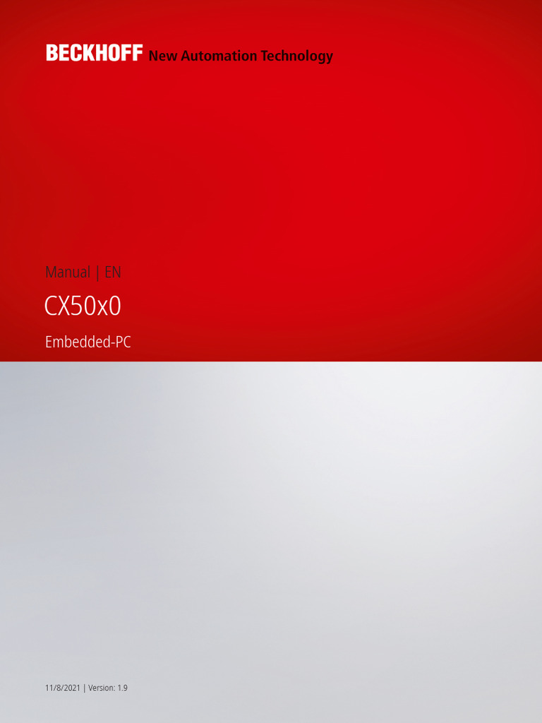 BECKHOFF_cx5000 | PDF | Usb | Flash Memory