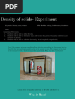 Measuring Density of a Pebble | PDF | Buoyancy | Density