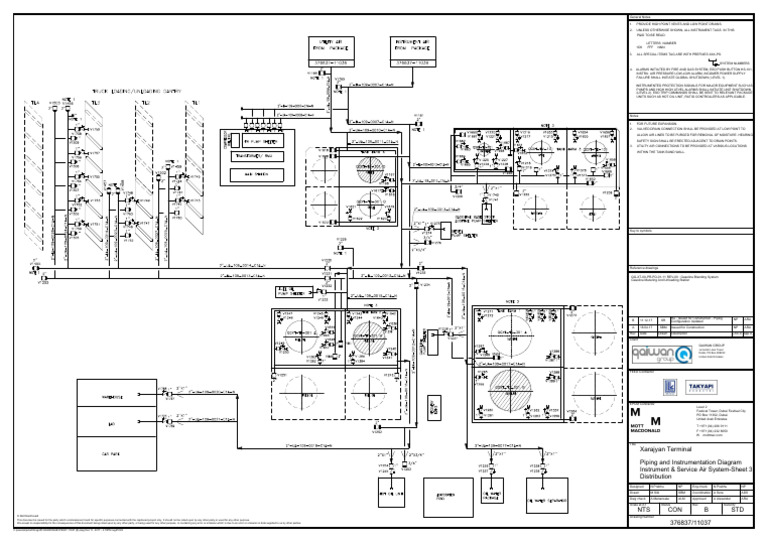 376837-11037-B-Piping and Instrument Diagram for Instrument Air System ...