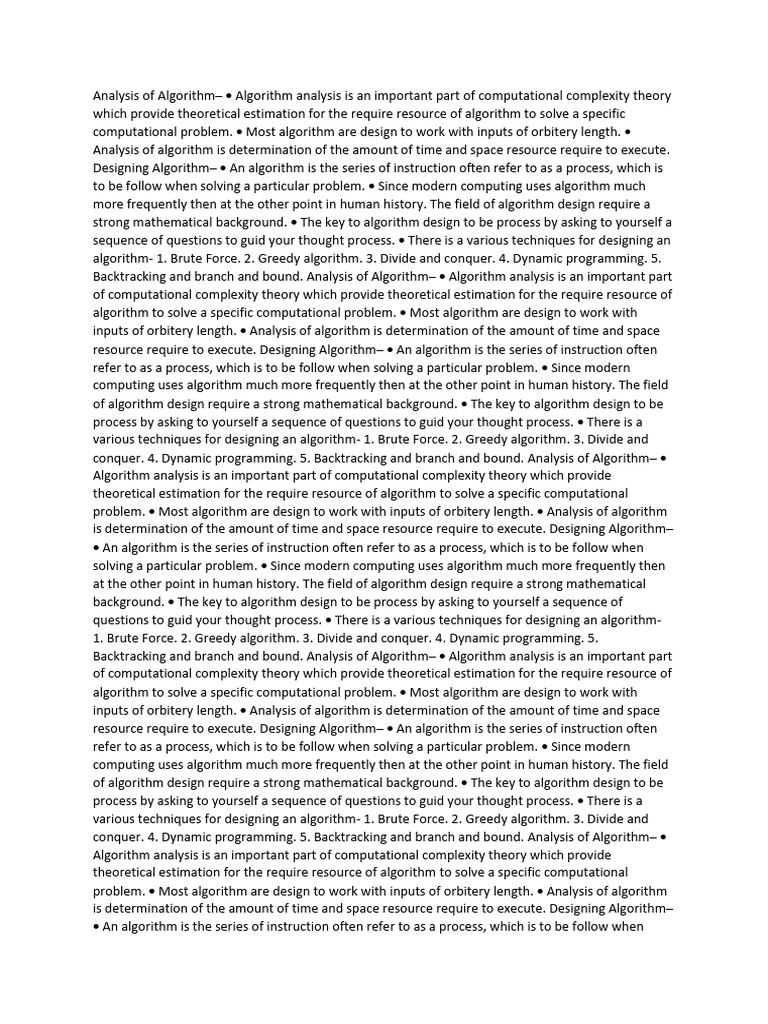 Upload 1 | PDF | Algorithms | Computational Complexity Theory