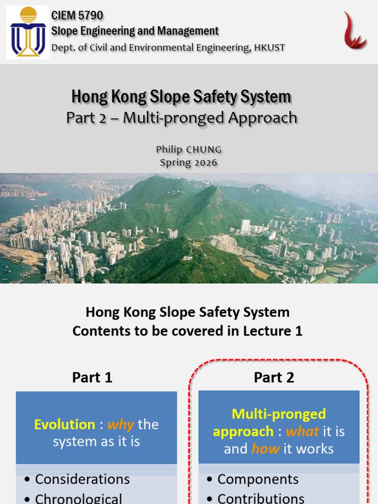 Lecture 1_Slope Safety System Part 2_Spring 2026 | PDF | Landslide | Safety