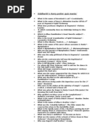 Download Harry Potter Quiz Mania By his gr8est fanatic by Siddharth SN10309420 doc pdf