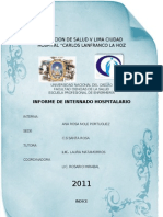 Informe Hospitalario