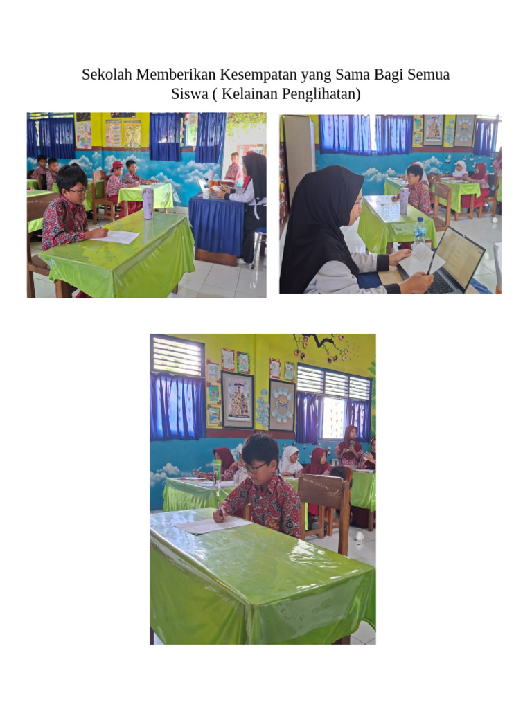 Sekolah Memberikan Kesempatan Yang Sama Bagi Semua Siswa | PDF