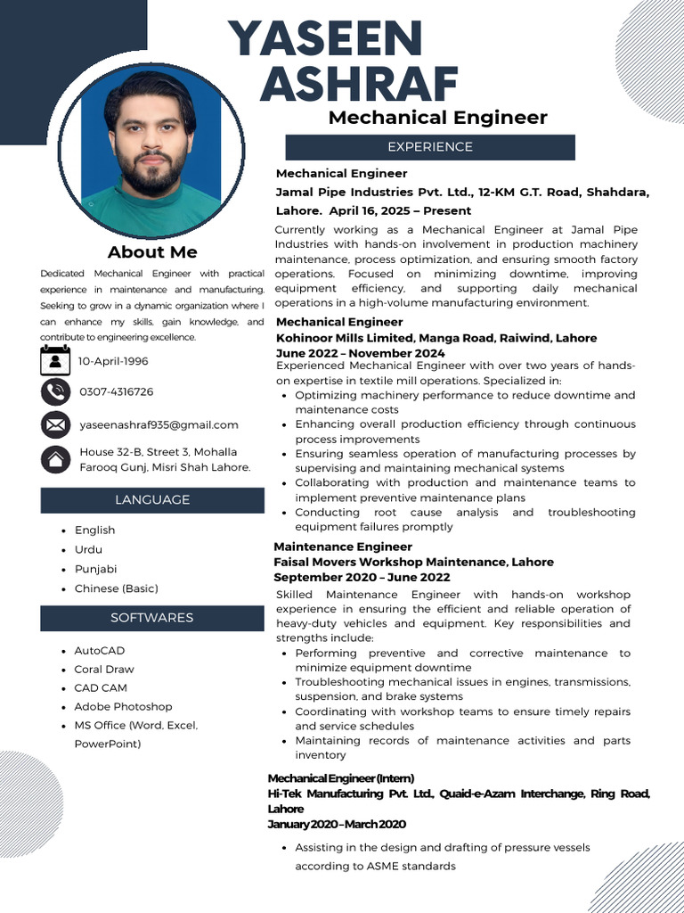 Ya Seen Ashraf | PDF | Mechanical Engineering | Engineering