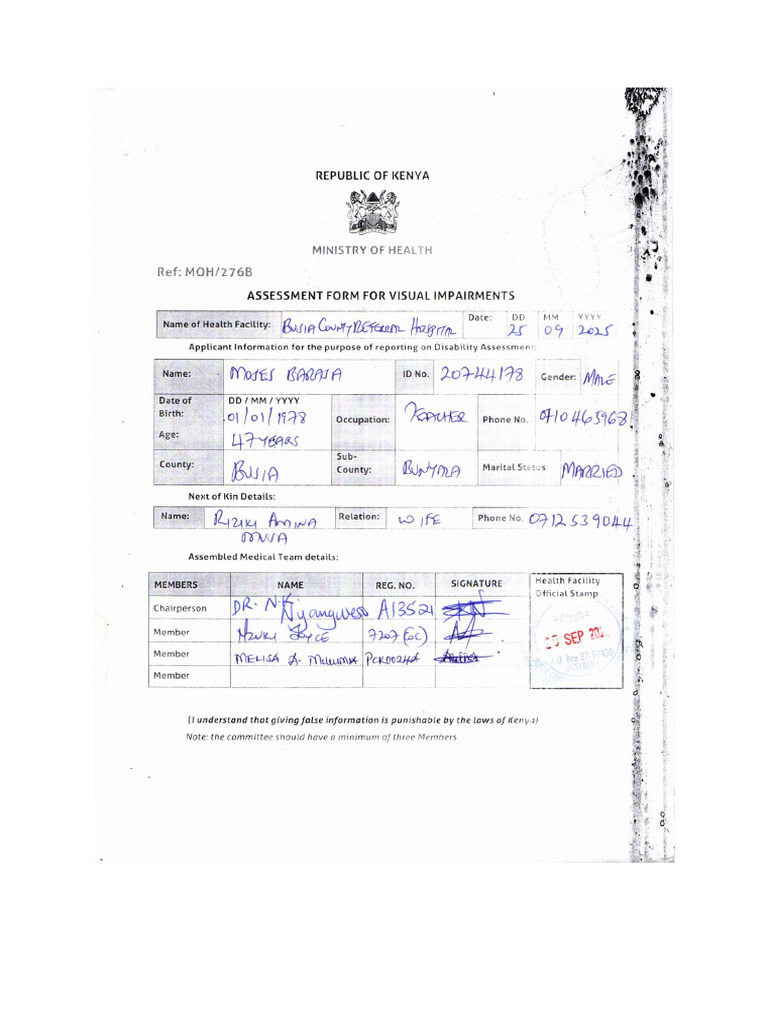 Disability Report | PDF