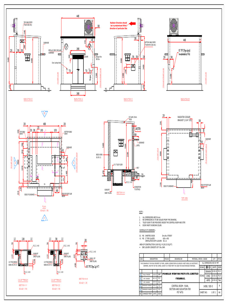 3. Control Room Plan View - P57 | PDF | Civil Engineering ...