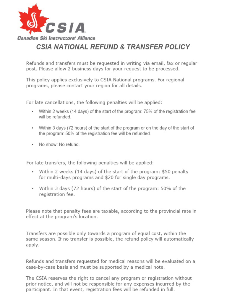 National Refund Transfer Form | PDF