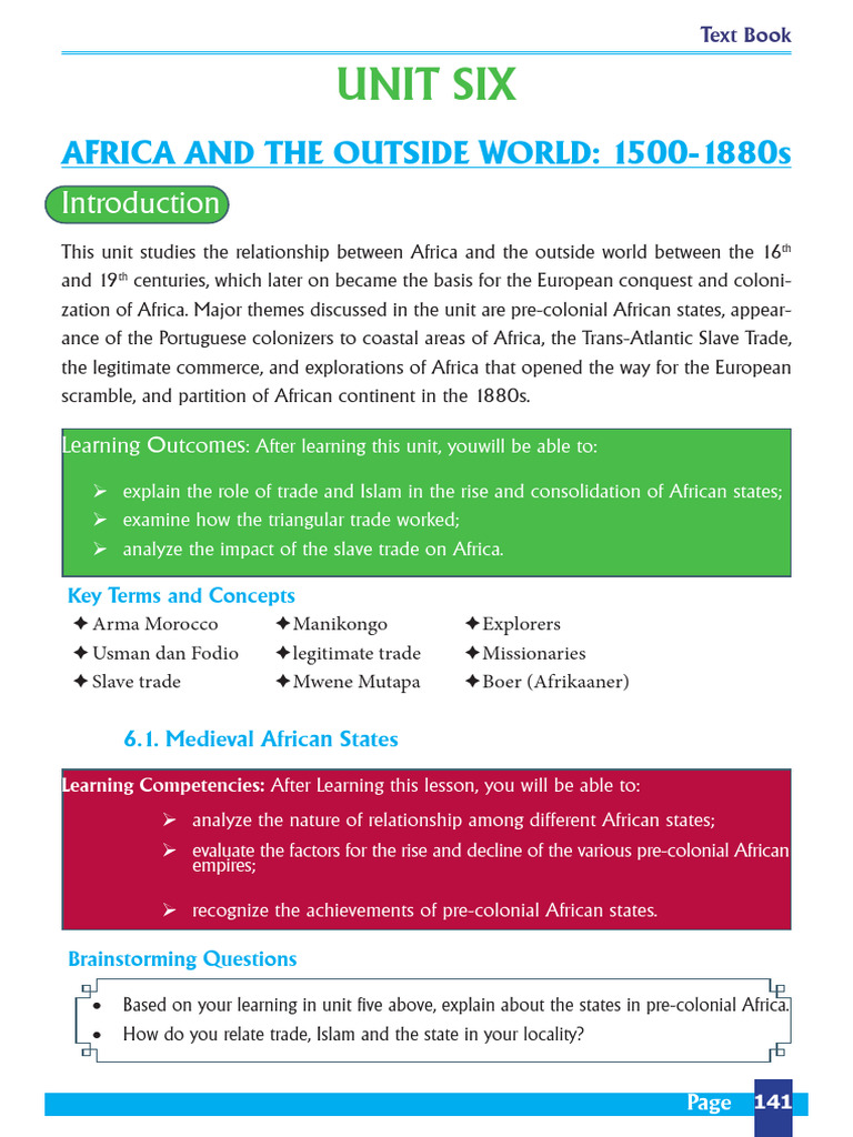 History Unit 6 | PDF