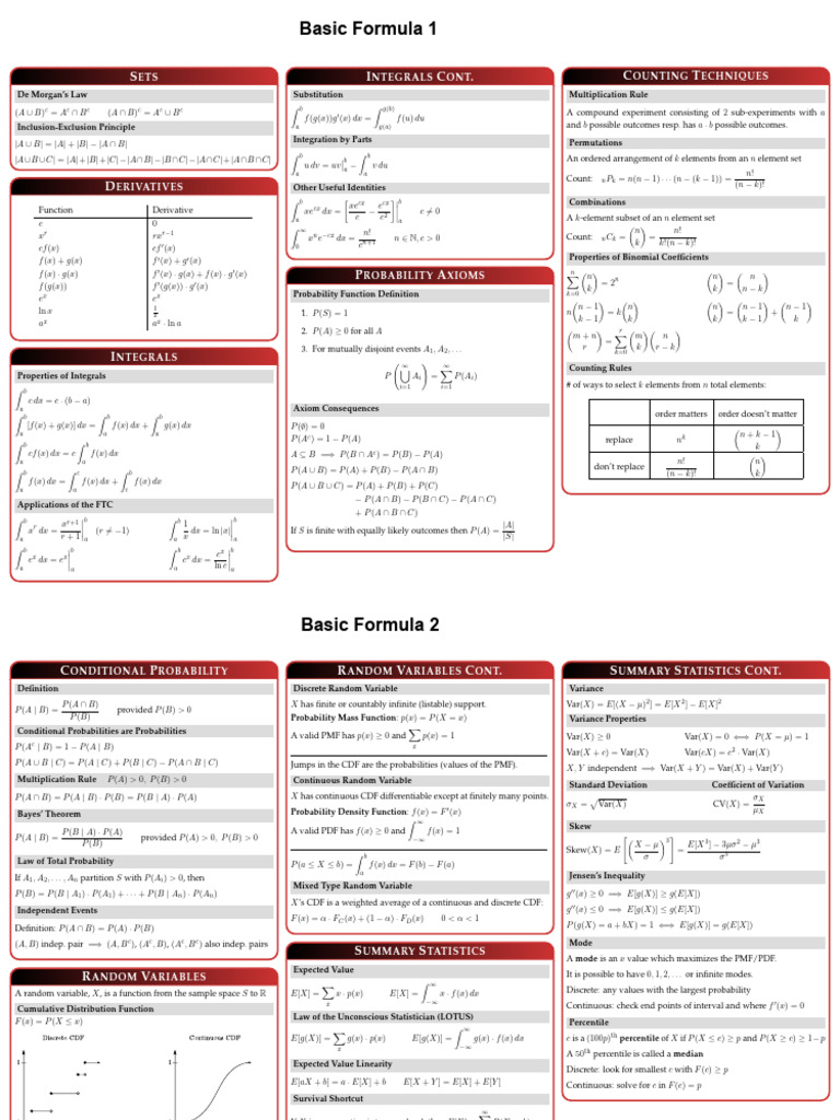 3.Formula for Probability (1) | PDF