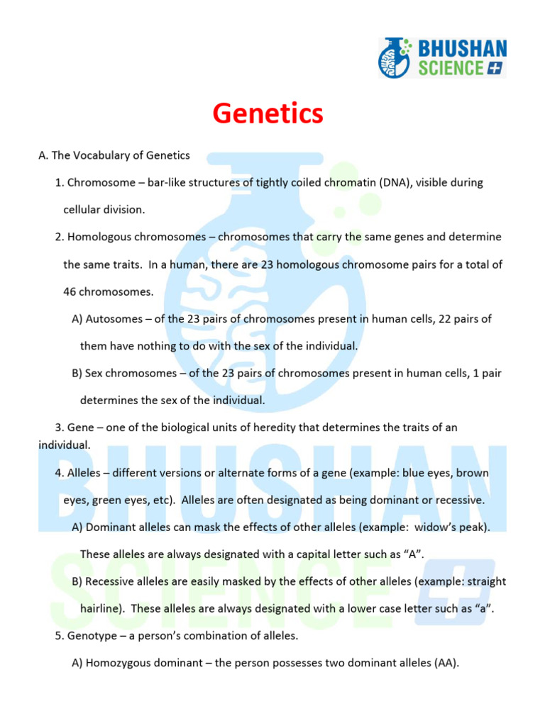 1.26. Genetics (Super Short Notes)_b31961d3 8cb8 4fcc Bc1f Ad0ab41b628c ...