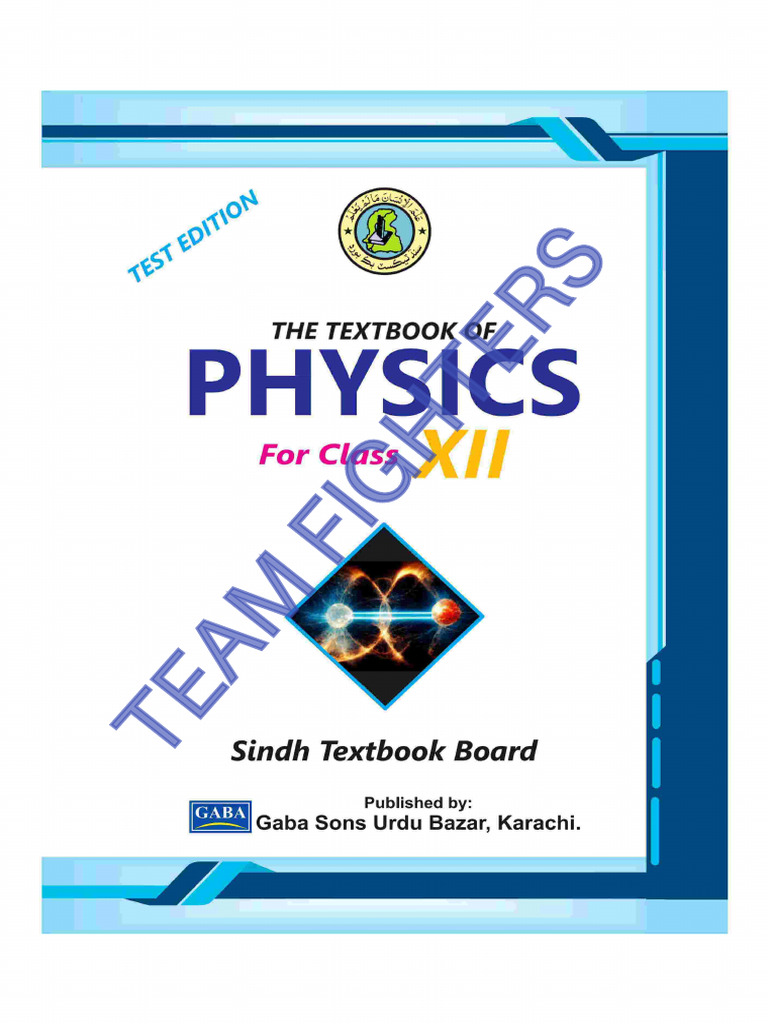 Xii-physics - New Book Stbb - Team Fighters | PDF