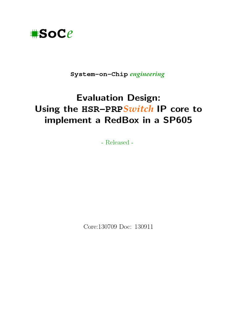 RedBox Evaluation Design for SP605 130911 Lq | PDF