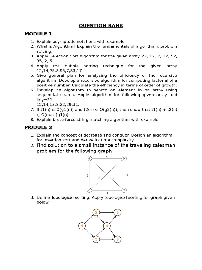 Question Bank | PDF