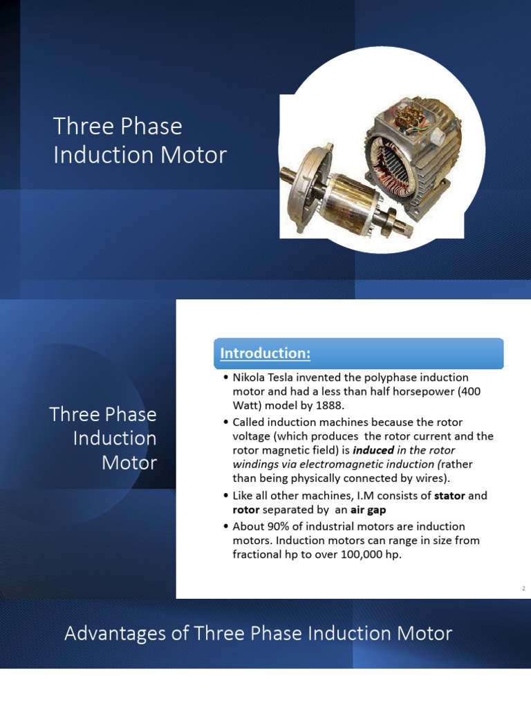 Three Phase Induction Motor | PDF | Electric Motor | Electromagnetic ...