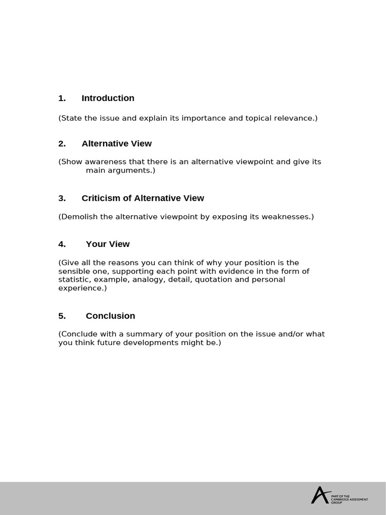 Handout Arg Struc | PDF