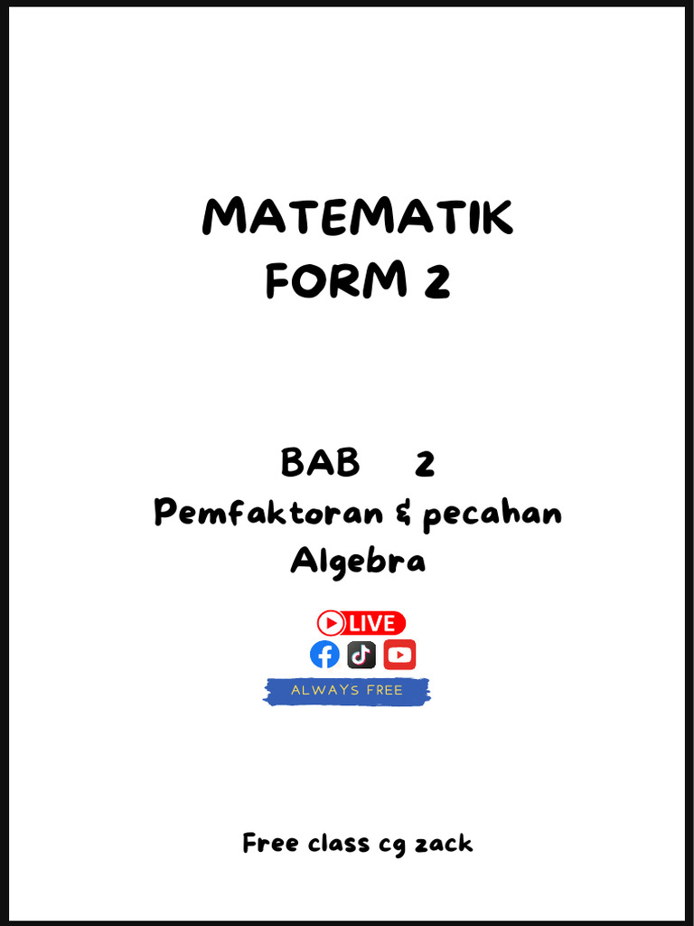 859850689-MATHS-FORM-2-BAB-2 | PDF
