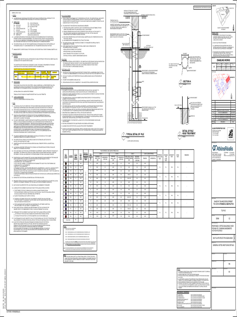 General Notes and Piling Details | PDF