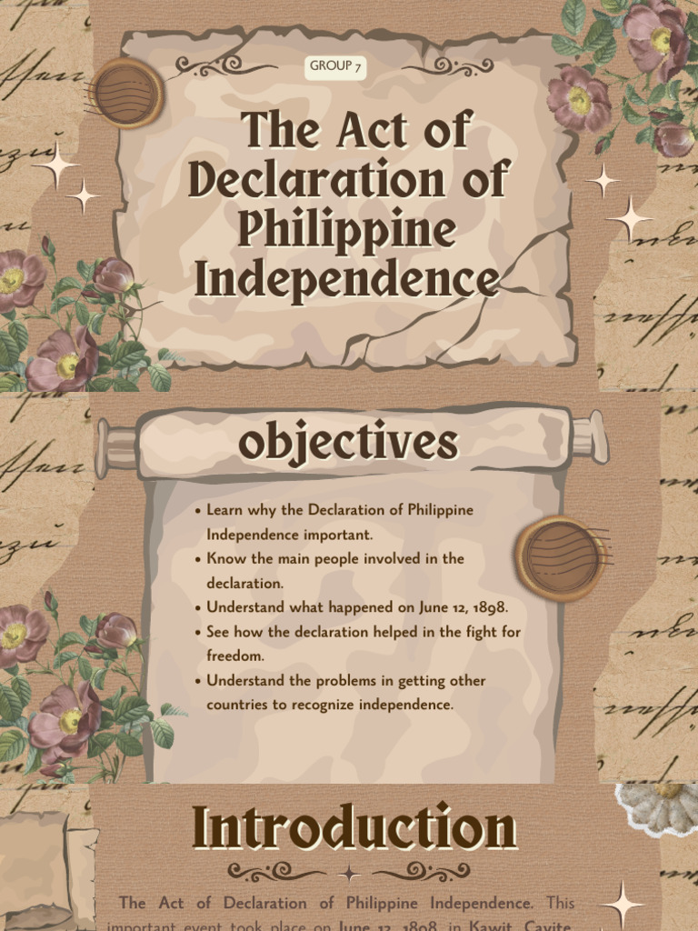 The Declaration of Philippine Independence | PDF | Philippines ...