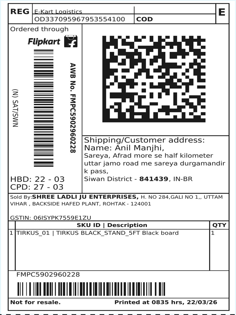 Flipkart Labels 22 Mar 2026-08-35 Cropped | PDF