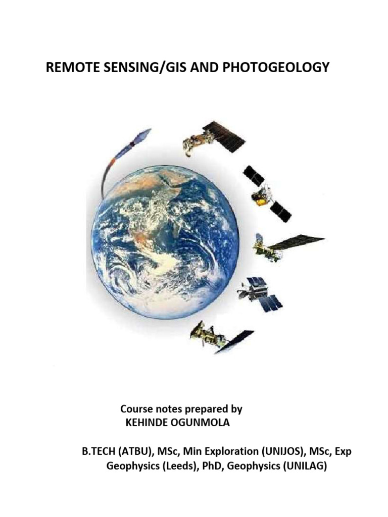 Remote Sensing and Photogeology Course | PDF | Remote Sensing ...