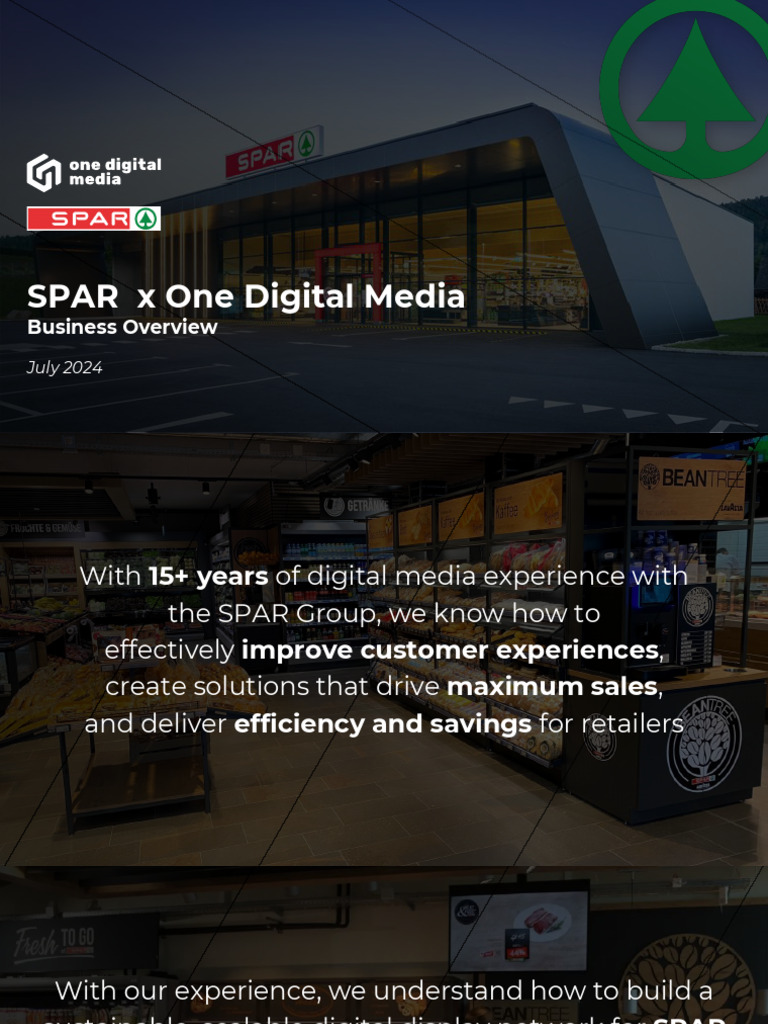 Spar x Odm Business Overview (1) | PDF | Customer Experience | Retail