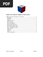 How To Solve A Rubik's Cube, For Lazy People