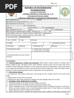 Post Mortem Examination Record | PDF