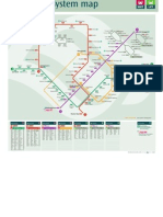 Singapore MRT & LRT System Map