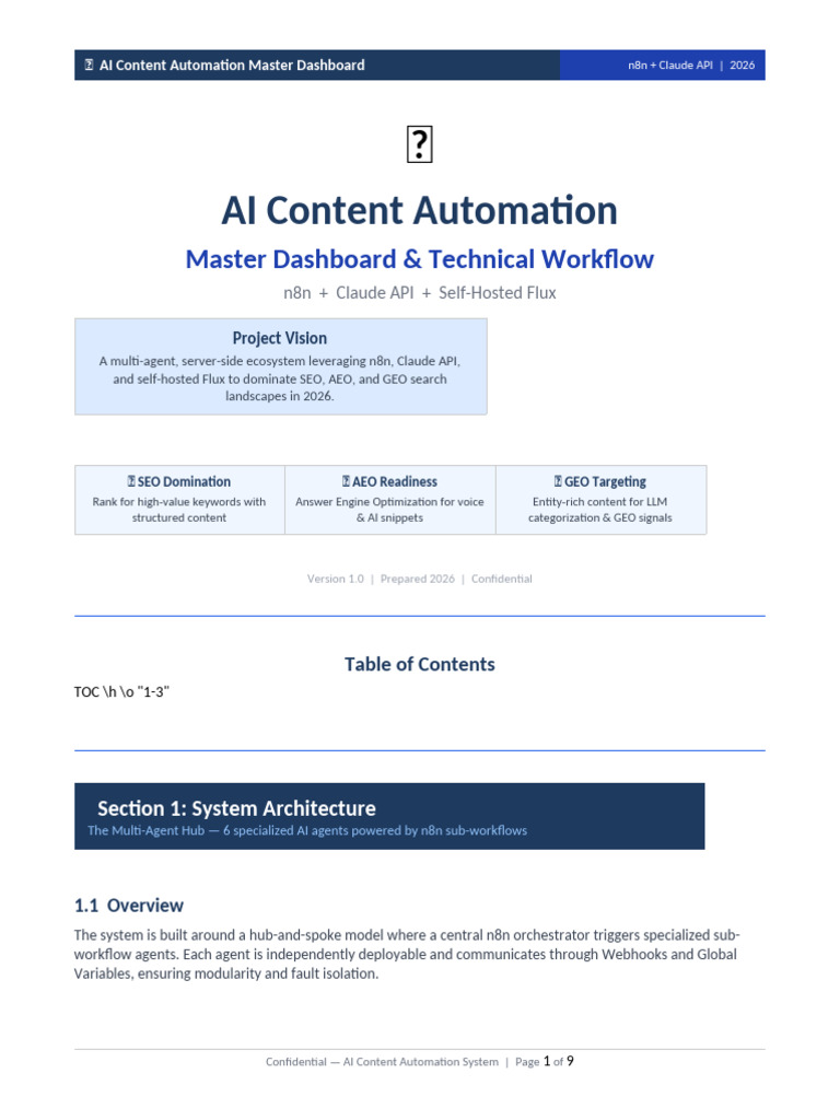 n8n Workflow Dashboard | PDF | Search Engine Optimization | Artificial ...