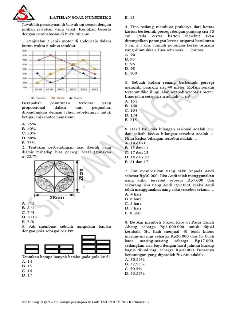 Latihan Soal Numerik 2 | PDF