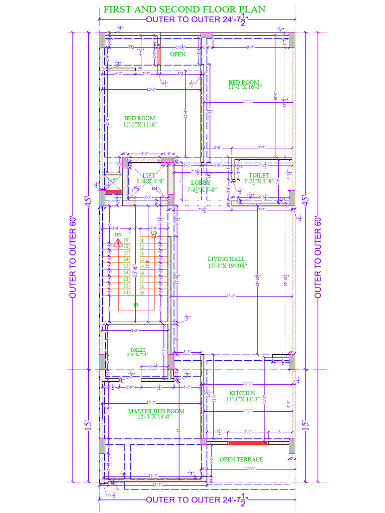 FIRST AND SECOND FLOOR PLAN | PDF
