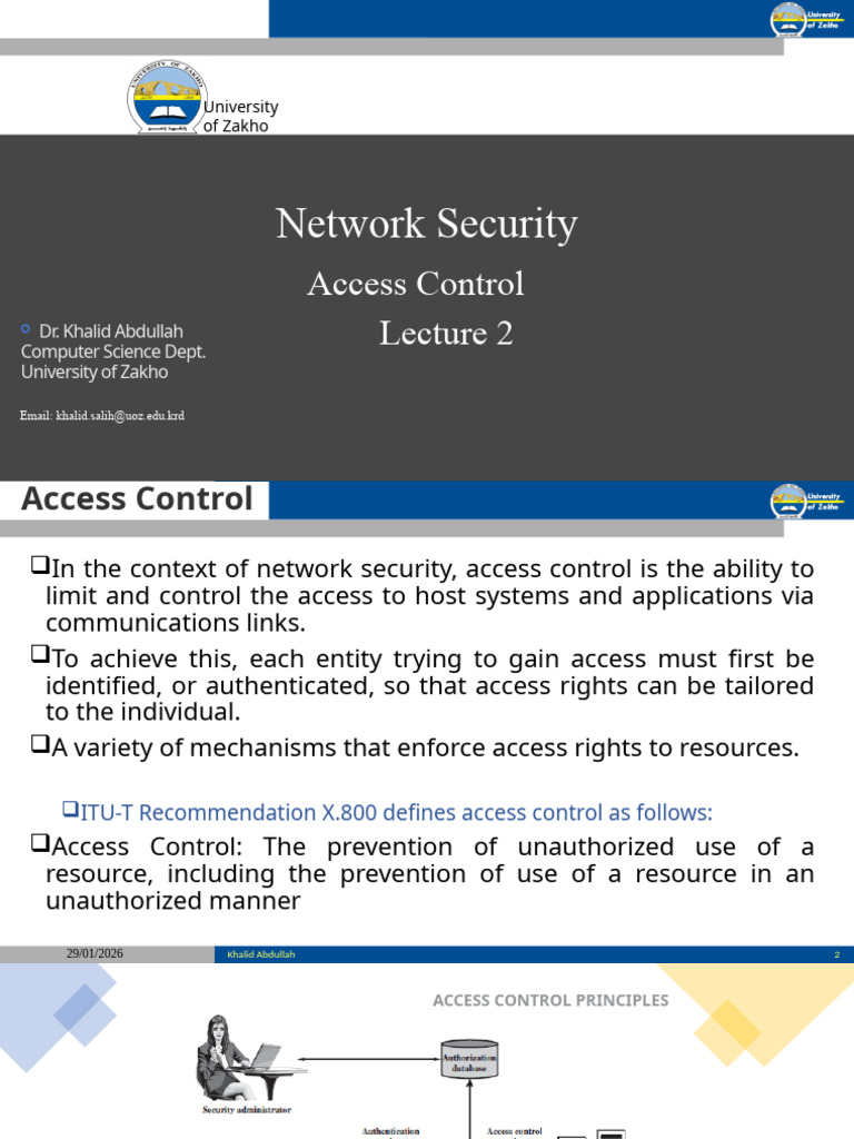 Lecture 2 Access Control Fa24f3d1d829a60527eaac025fb063f4 | PDF ...
