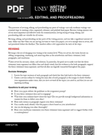 Redrafting, Editing & Proofreading Guide | PDF | Proofreading | Linguistics