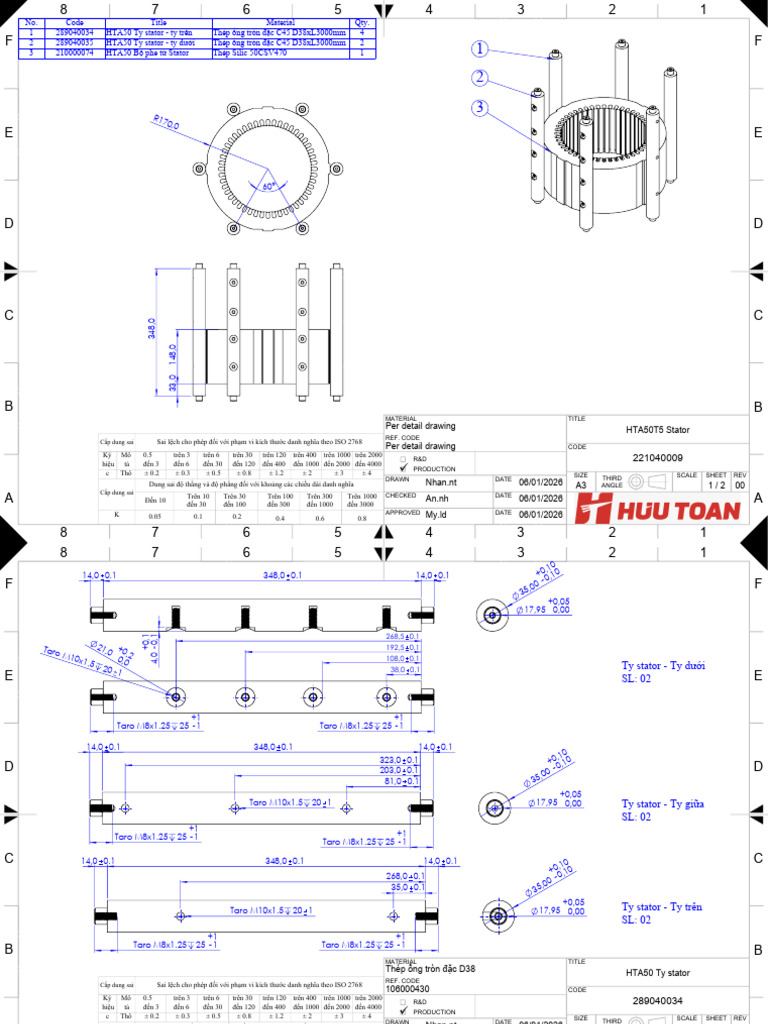 Hta50 Stator 00 | PDF
