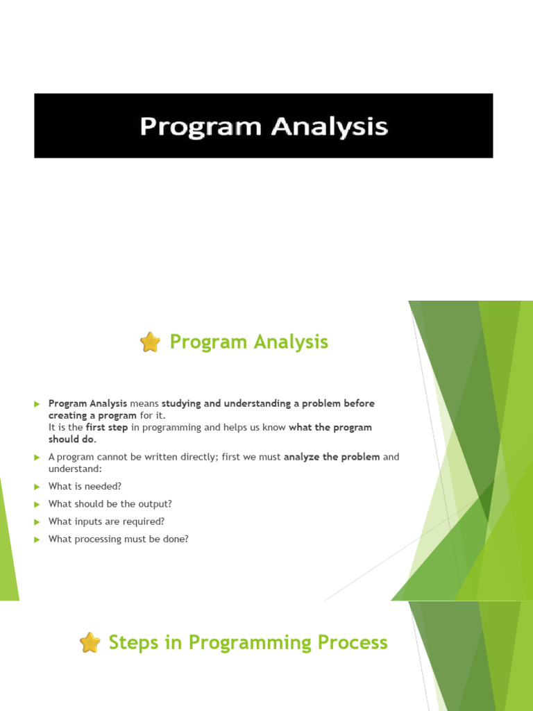 Chpter 2 Programe Analysis | PDF | Computer Programming | Mathematics